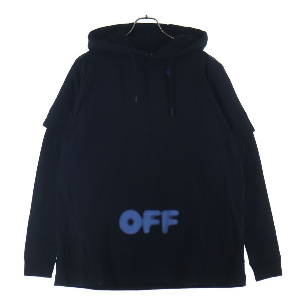 OFF-WHITE (オフホワイト) レイヤード フーディーパーカー 