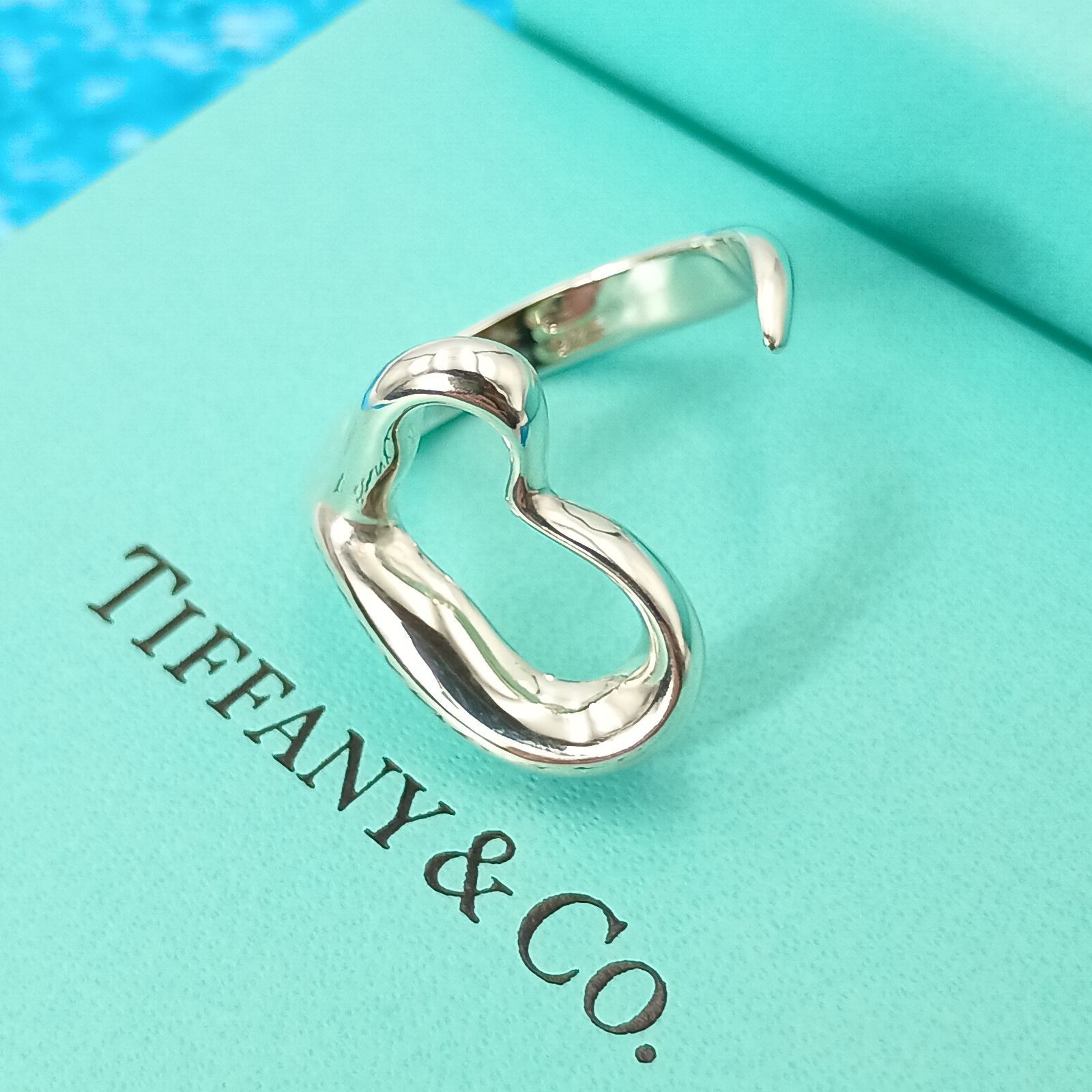 TIFFANY&Co. ティファニー 18号 オープンハート リング 指輪 