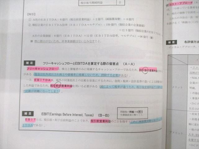 CPA会計学院 公認会計士講座 経営学 テキスト/個別/過去問題集