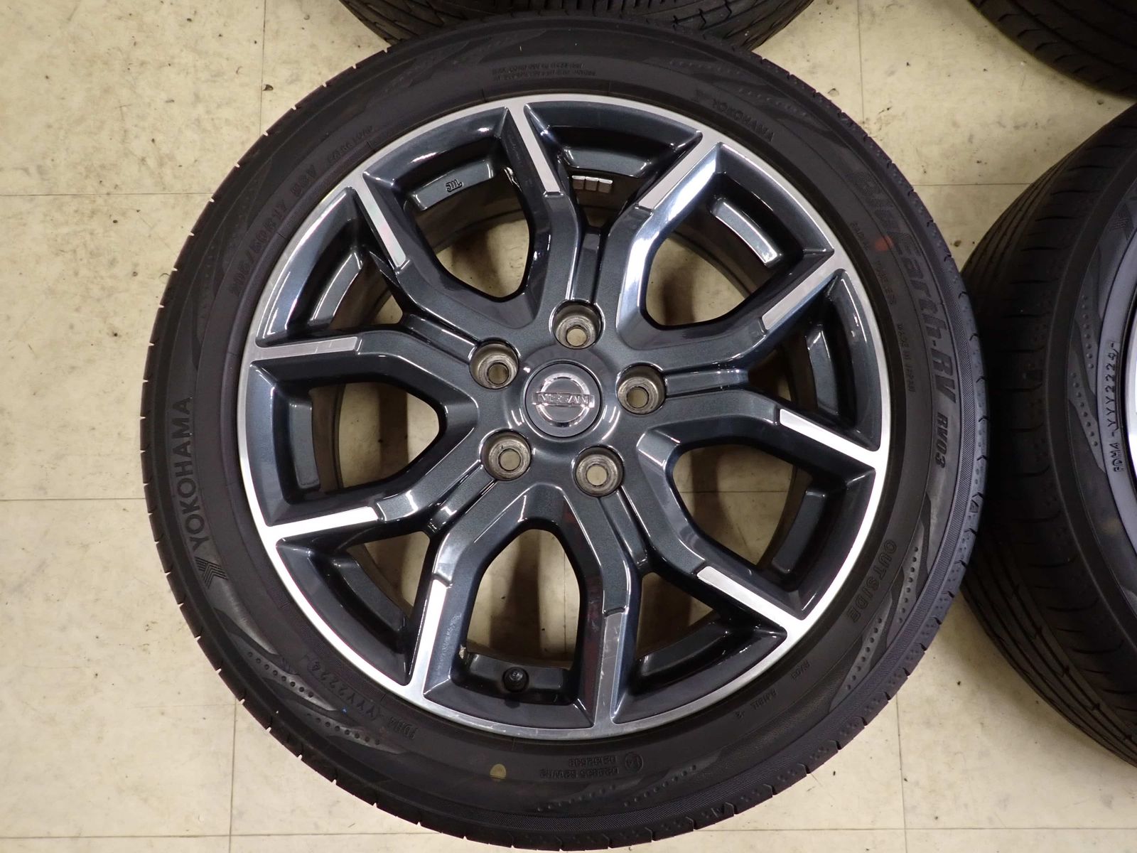 夏4本SET 会社宛 送料無料 205/50R17×6.5J 98V ヨコハマ ブルーアース 