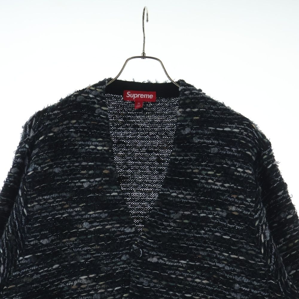 SUPREME (シュプリーム) 25AW Textured Cardigan Black テクスチャード