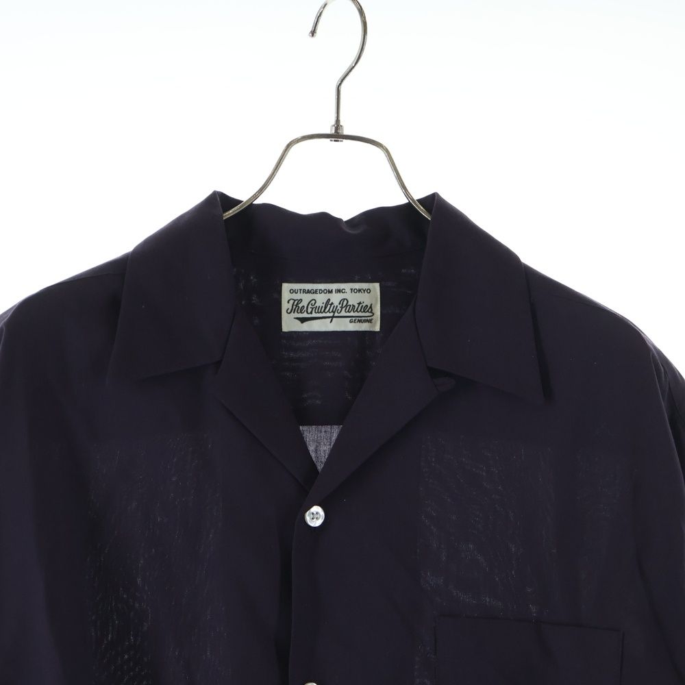 WACKO MARIA (ワコマリア) 50s SHIRT L/S 長袖シャツ パープル - メルカリ