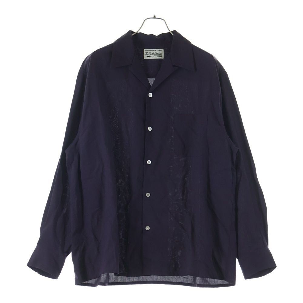 ワコマリア　50sシャツ　パープル WACKO MARIA (ワコマリア) 50s SHIRT L/S 長袖シャツ パープル - メルカリ