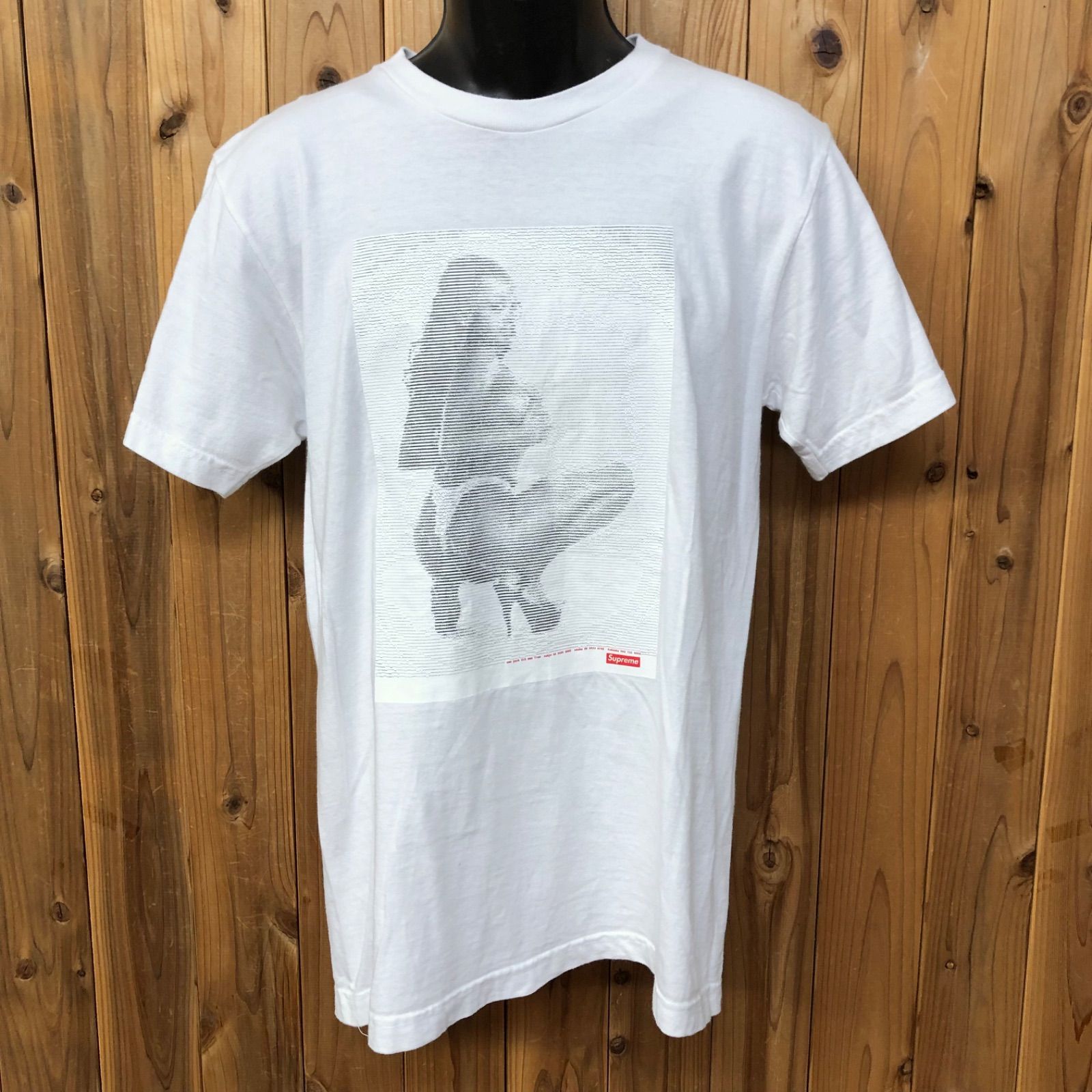 米国製 Supreme 17ss メンズM シュプリーム Digi Tee 半袖 Tシャツ 白T