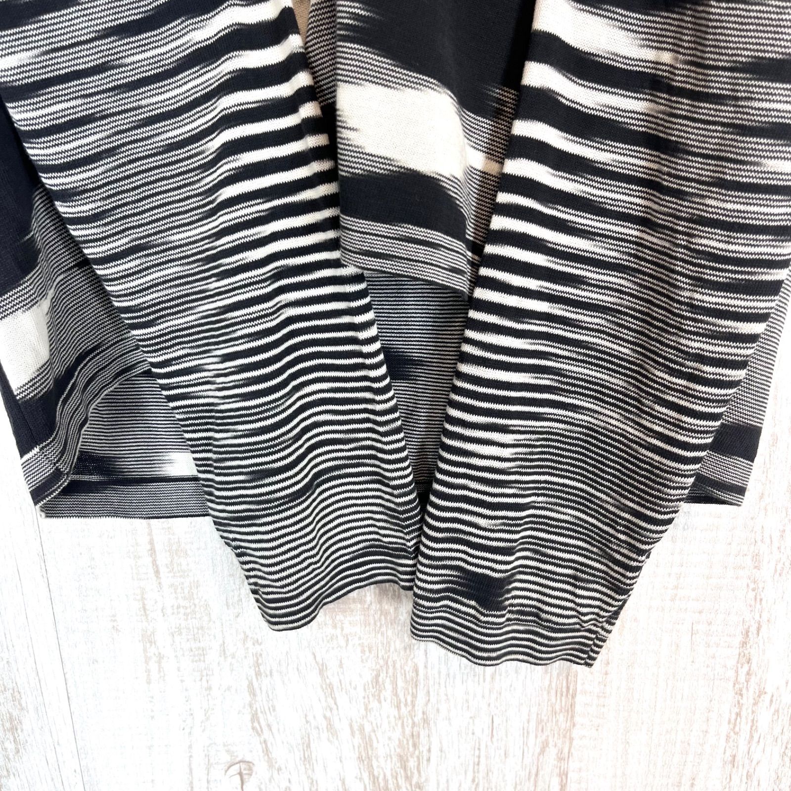 MISSONI ミッソーニ ゼブラ柄 総柄 Vネック コットンニット 長袖