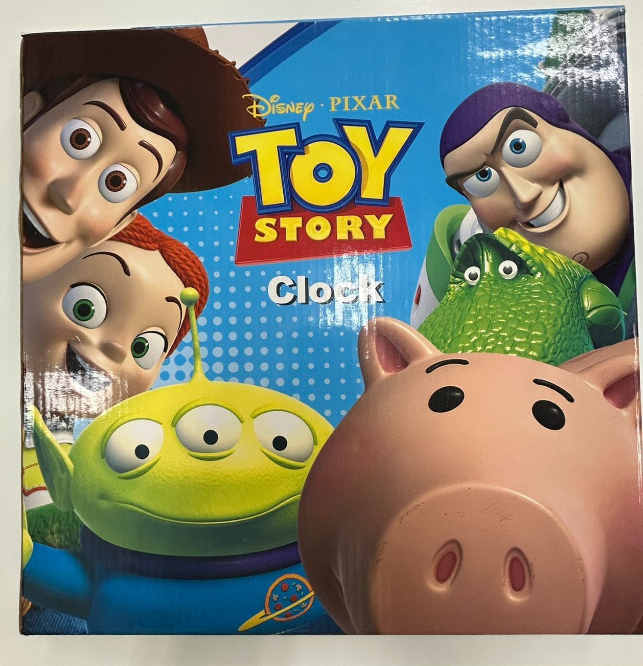 加】トイストーリー 壁掛け時計 グリーン 稼働 TOY STORY Disney PIXAR