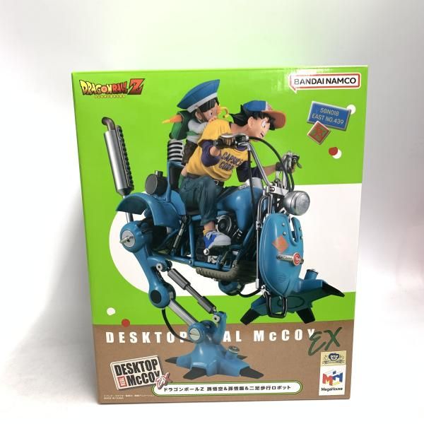 中古】未開封）DESKTOP REAL McCOY EX 孫悟空＆悟飯＆二足歩行ロボット