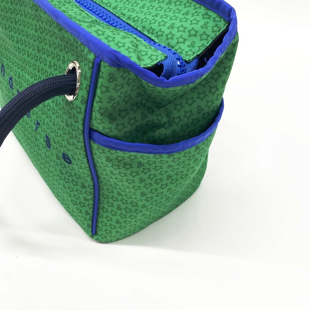 AND PER SE アンパスィ 2025年モデル カートバッグ 星柄 グリーン系