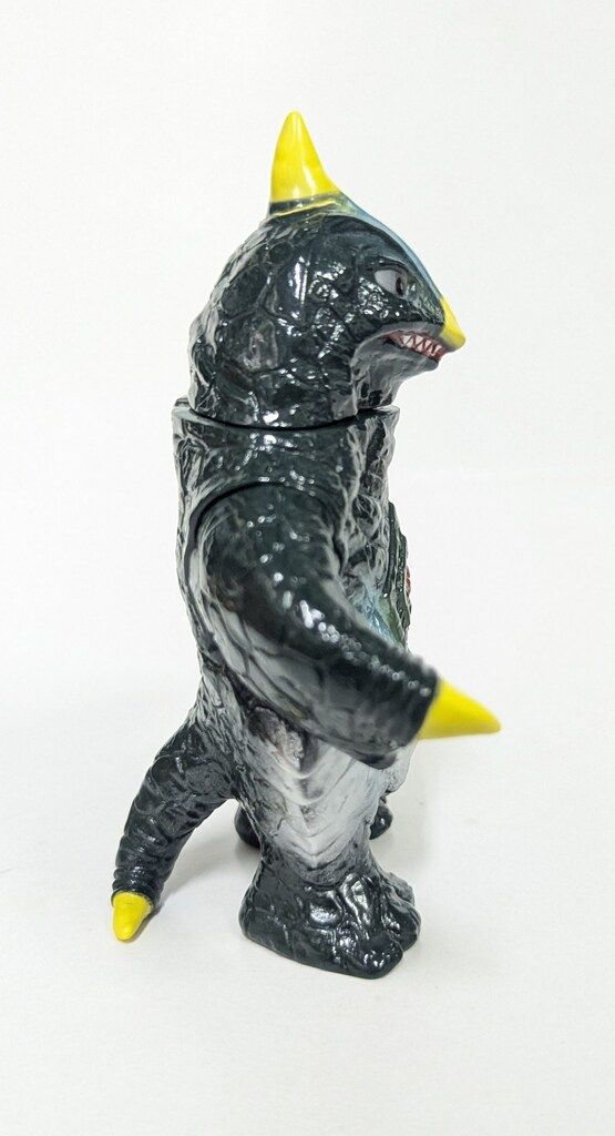 MAXTOY ミニソフビ怪獣倉庫シリーズ ベムスター 深緑成型/黄/メタ水色
