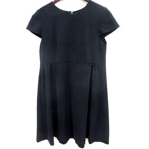未使用 フォクシー FOXEY NEW YORK 半袖 ワンピ 美ライン 38 350124006020-1.jpg