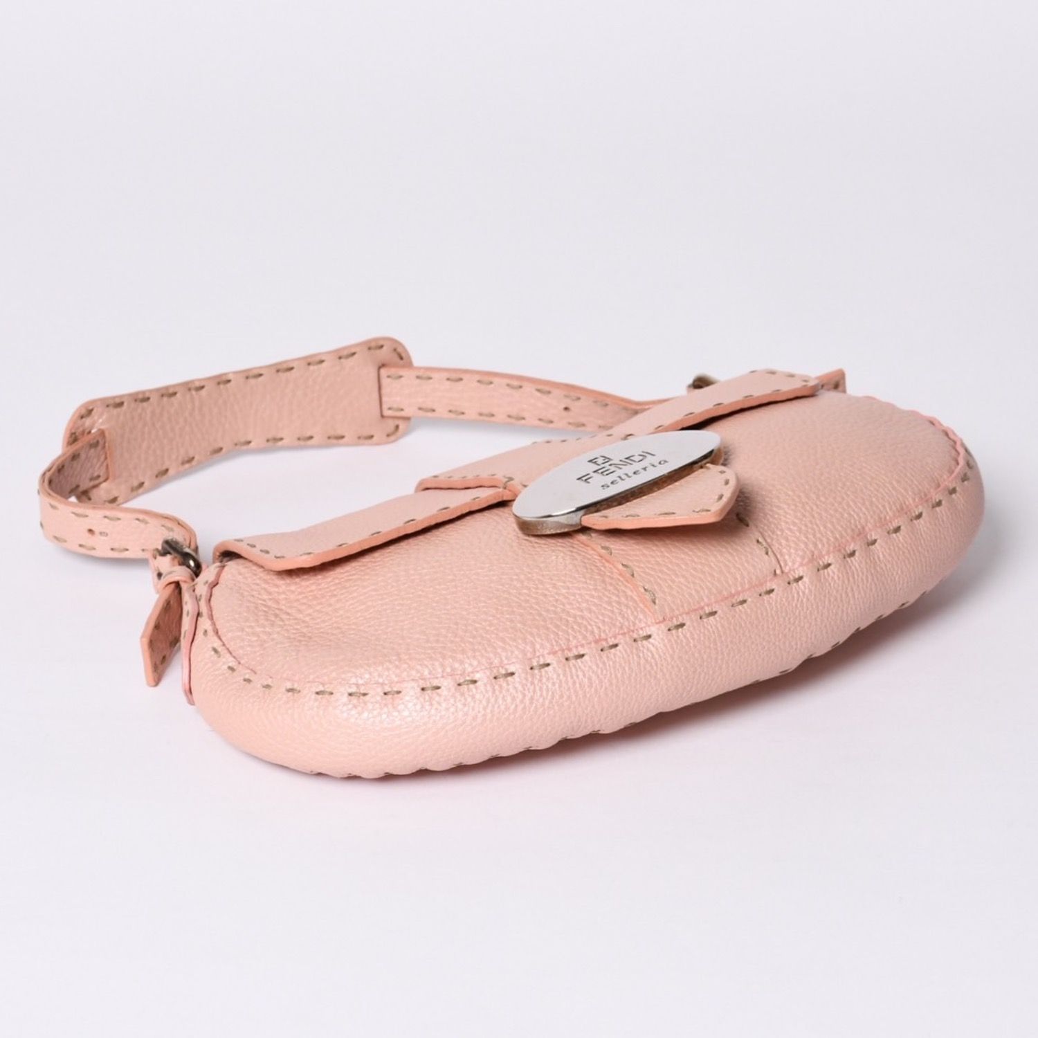 FENDI フェンディ セレリア ステッチ Hand Bag ハンドバッグ Shoulder 