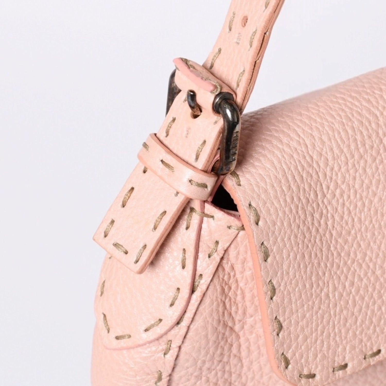 FENDI フェンディ セレリア ステッチ Hand Bag ハンドバッグ Shoulder 