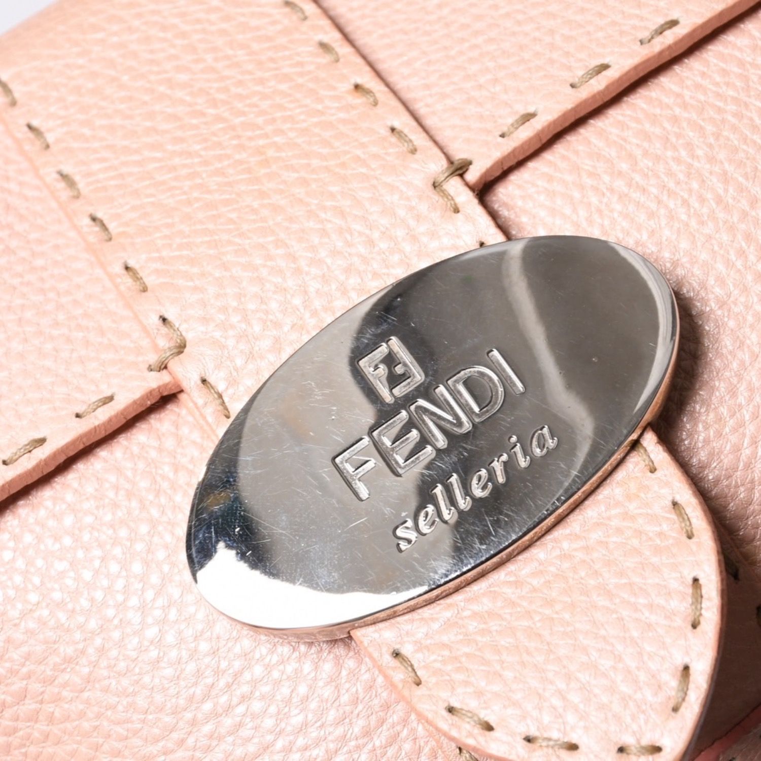 FENDI フェンディ セレリア ステッチ Hand Bag ハンドバッグ Shoulder 