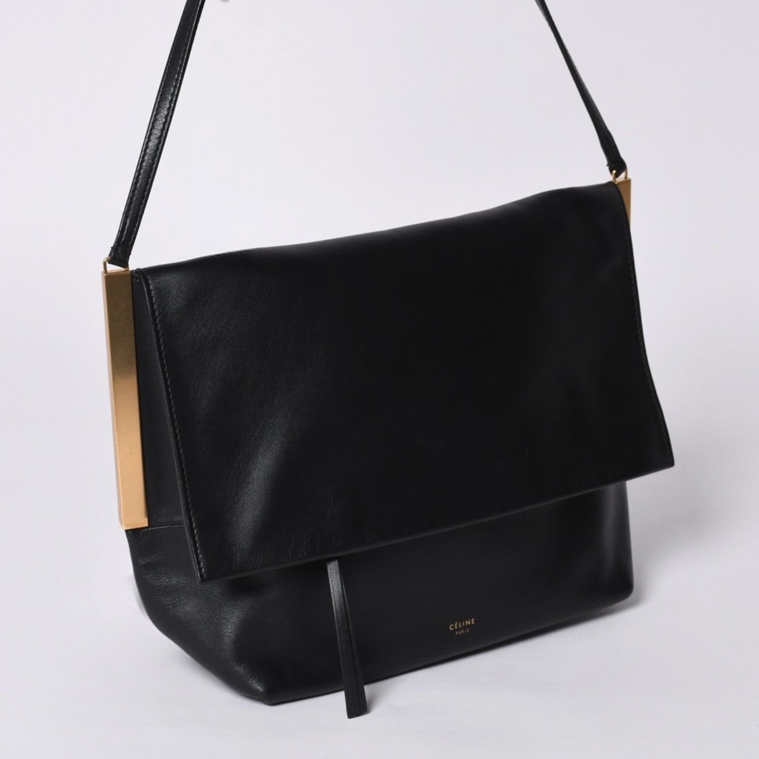 CELINE セリーヌ Clasp Shoulder クラスプライン ショルダーバッグ 