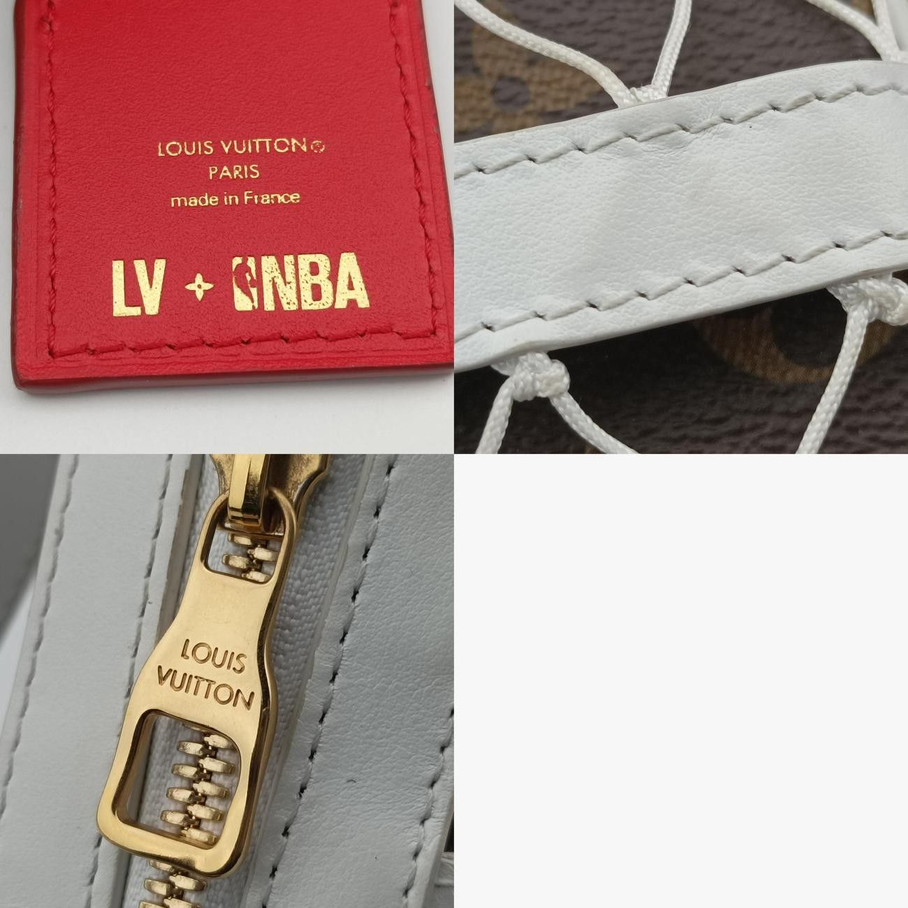 ルイヴィトンLouis VuittonLVxNBA ソフトトランク フォーンボックスLVxNBA ソフトトランク フォーンボックス モノグラム/ブラウン×ホワイト モノグラムキャンバス×カーフレザー M80102 TJ4250 LOUIS VUITTON - ルイヴィトンLouis VuittonLVxNBA ソフトトランク