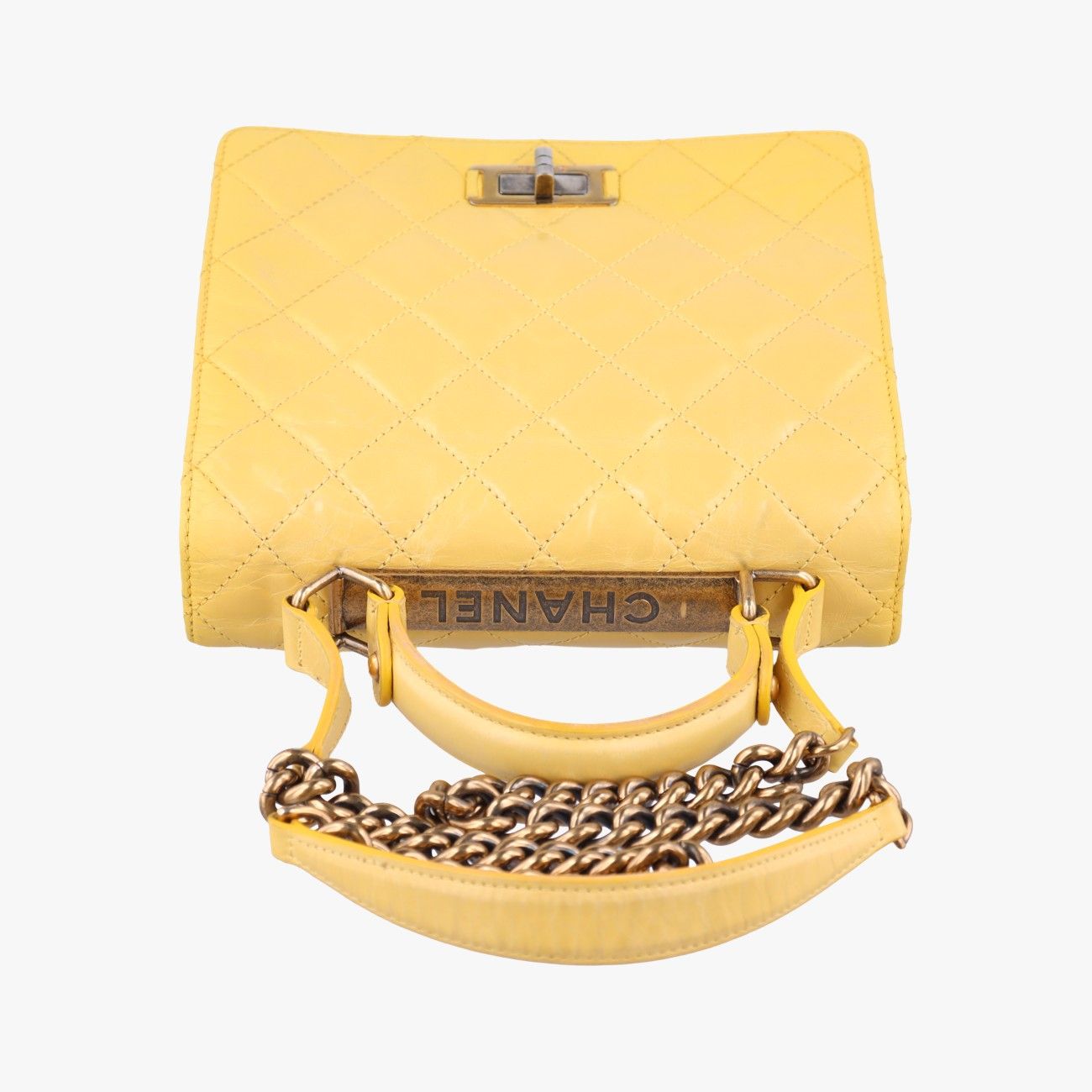 シャネルChanel2.55 リタ マトラッセ イエロー レザー A66816 15757452