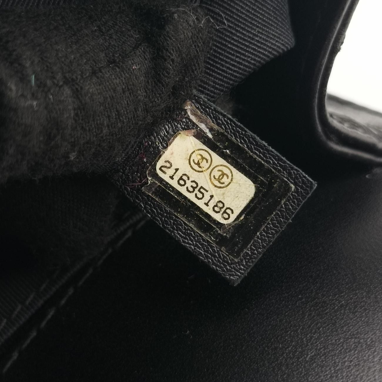 シャネルChanelボーイシャネル ブラック ラムスキン A67086 21635186