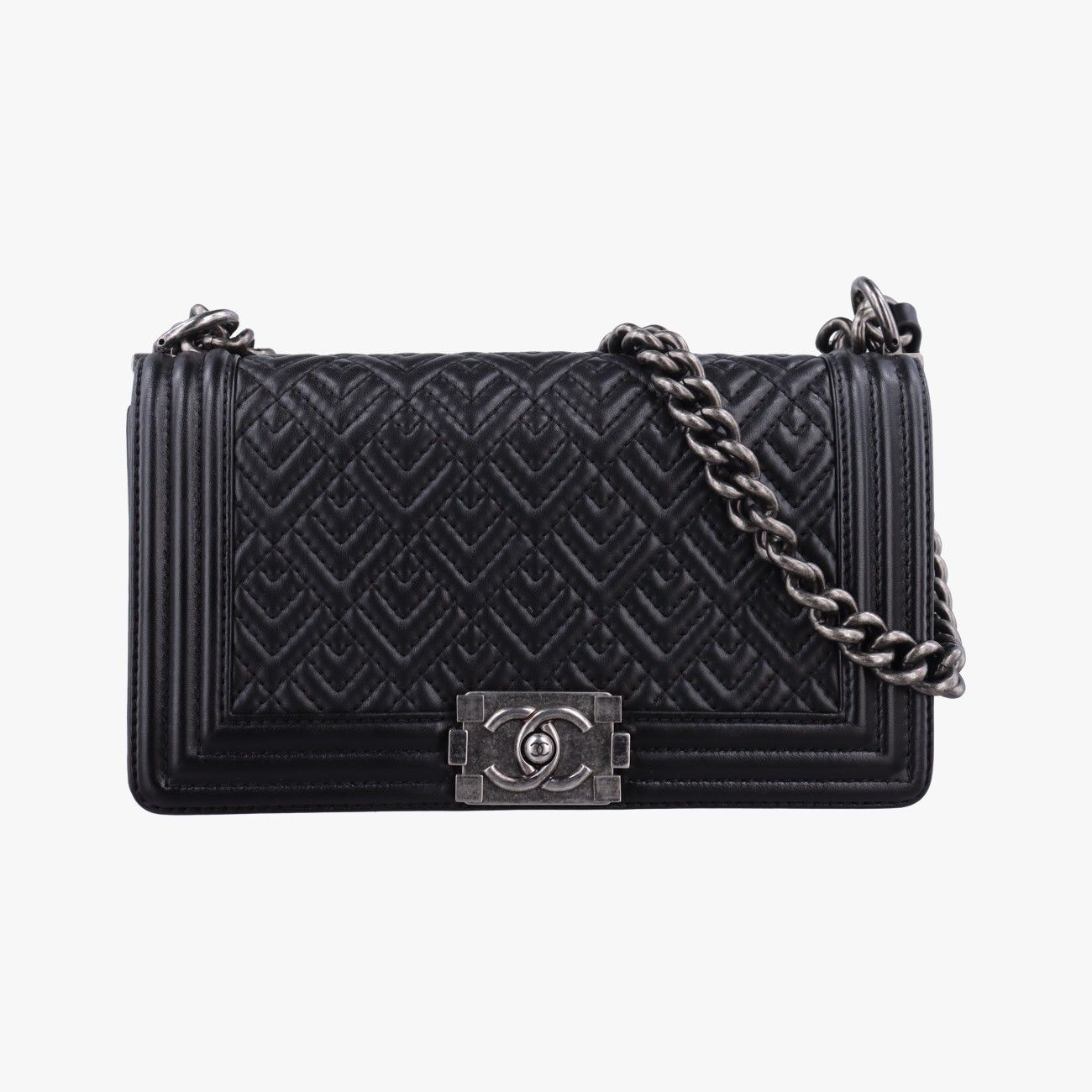 シャネルChanelボーイシャネルボーイシャネル ブラック ラムスキン A67086 21635186 シャネルChanelボーイシャネル ブラック ラムスキン A67086 21635186