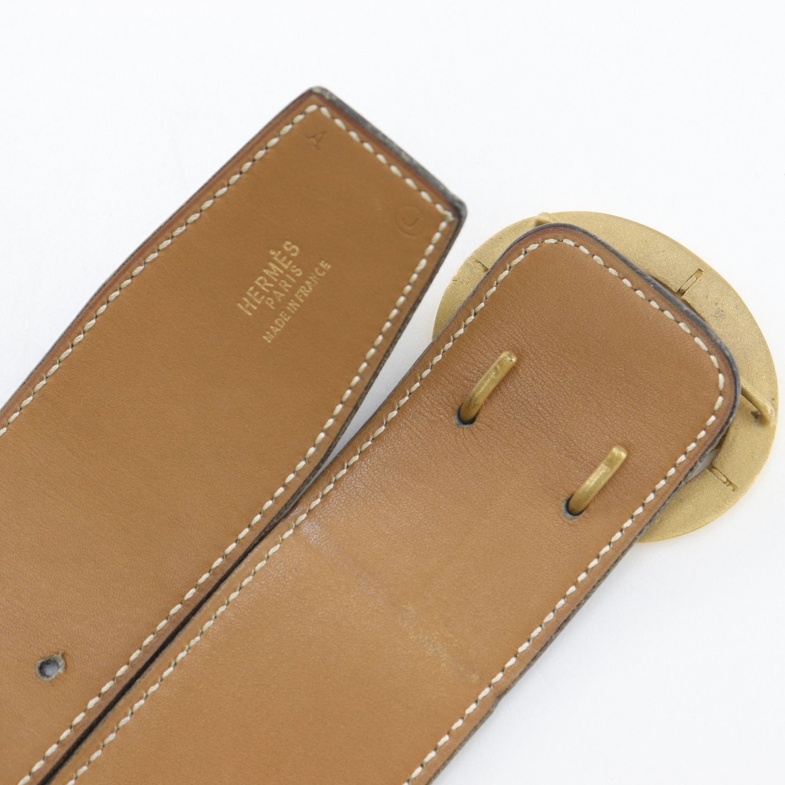HERMES】エルメス ホースバックル リバーシブル ヴィンテージ ボックス