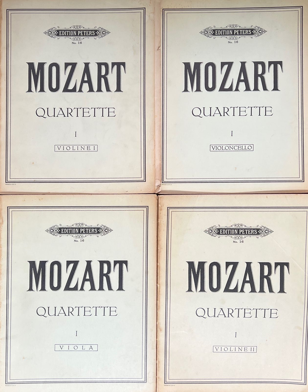 楽譜　モーツァルト　カルテット　ヴァイオリン　ヴィオラ　チェロ Duo for Violin and Viola K.423 - Wolfgang Amadeus Mozart 楽譜