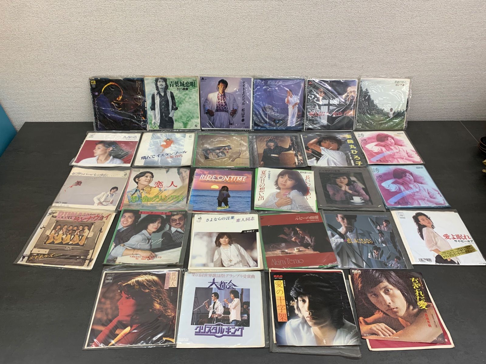 1970年代〜1980年代 日本のポップス ニューミュージック シングル盤