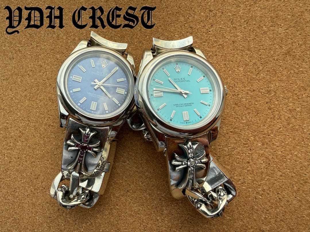 ⭐️TKUR2+3 WATCH シルバークリアー装飾石付 16cm 刻印有り - メルカリ
