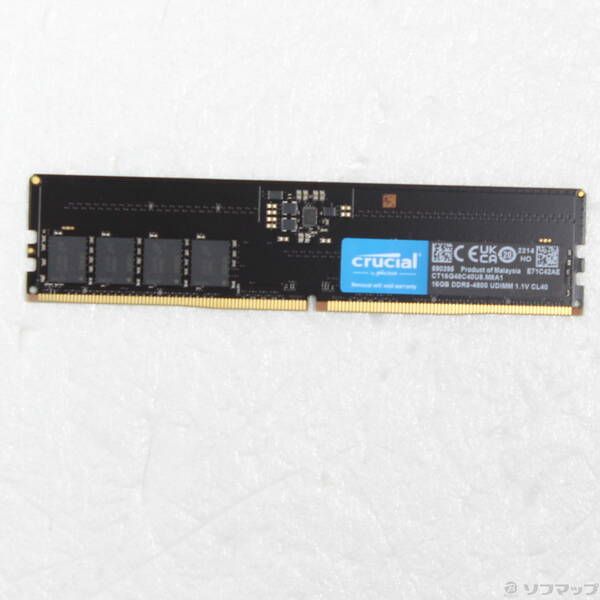 中古Aランク】Crucial 16GB DDR5メモリ - ソフマップ