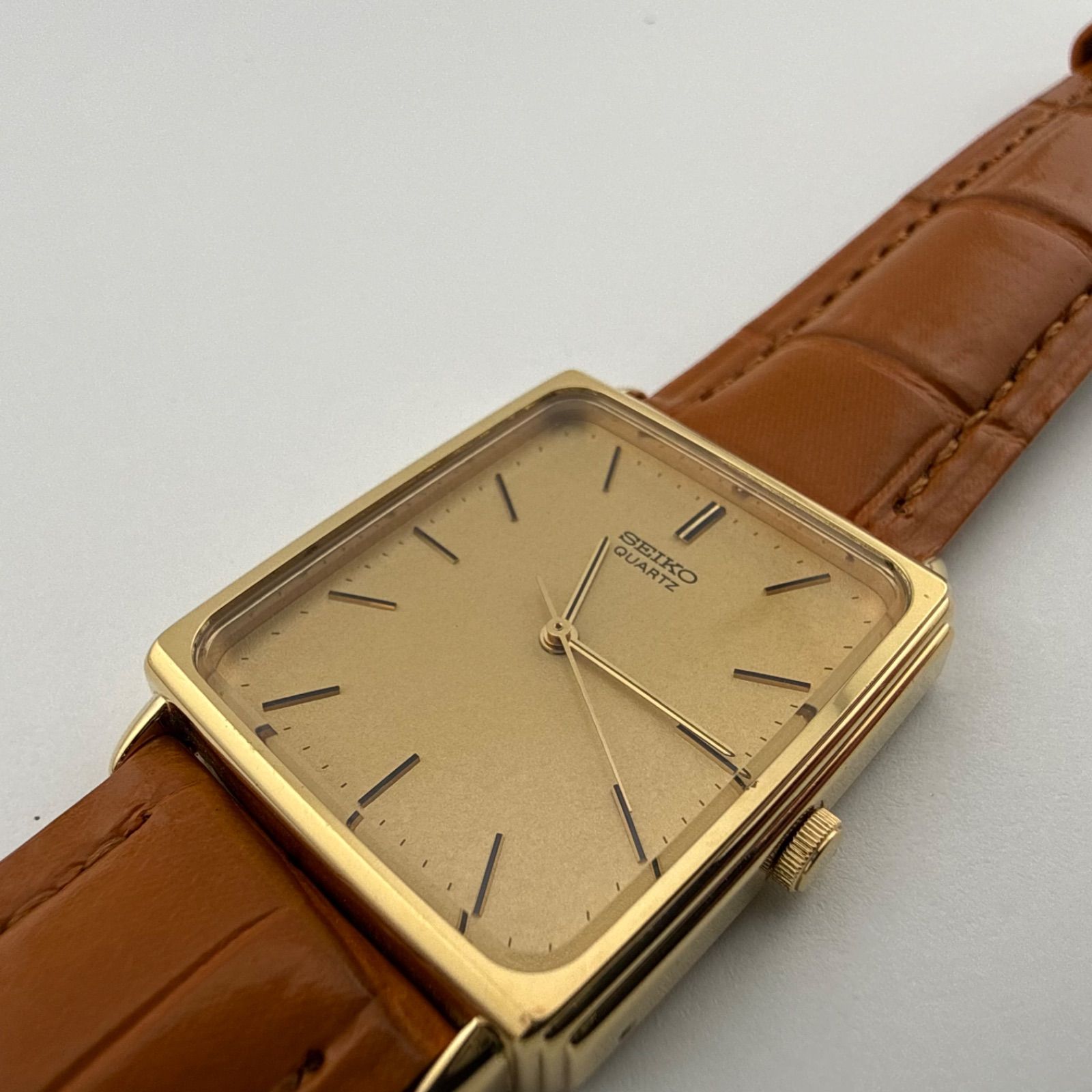 SEIKO 7431-5100 セイコー スクエア メンズ 腕時計 クォーツ / Quartz