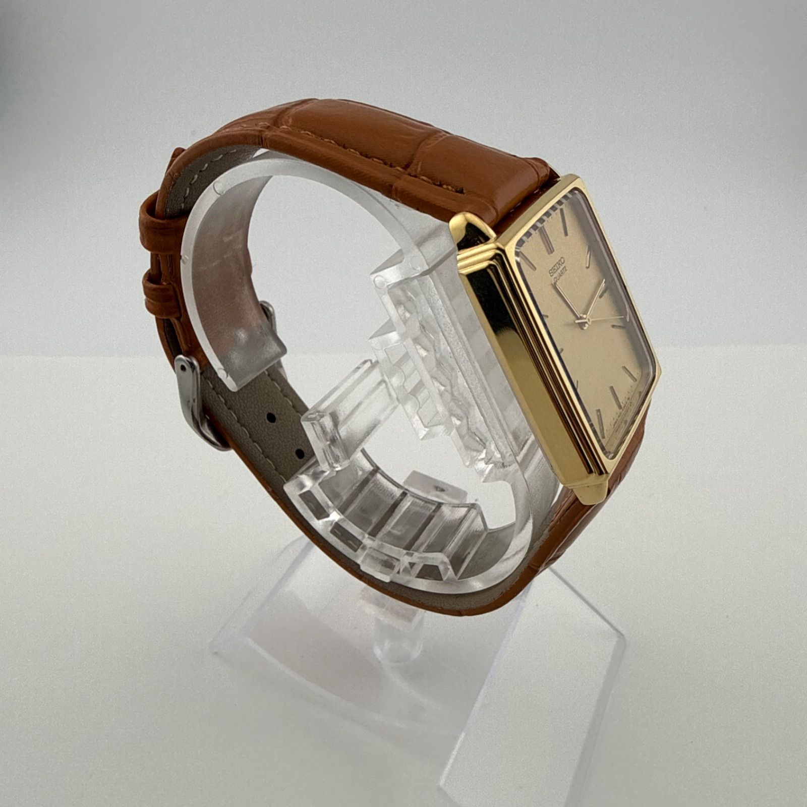 SEIKO 7431-5100 セイコー スクエア メンズ 腕時計 クォーツ / Quartz 