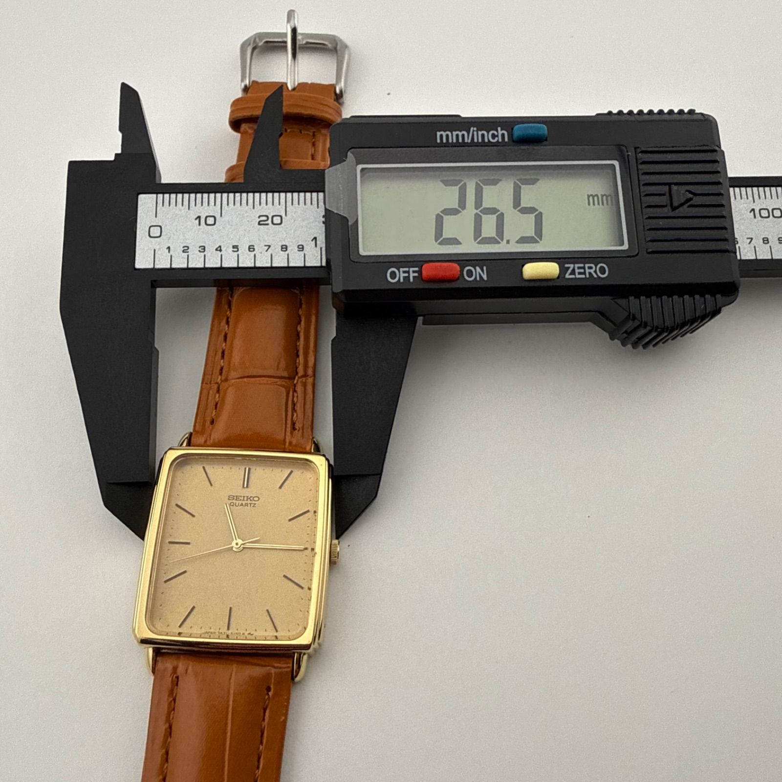 SEIKO 7431-5100 セイコー スクエア メンズ 腕時計 クォーツ / Quartz