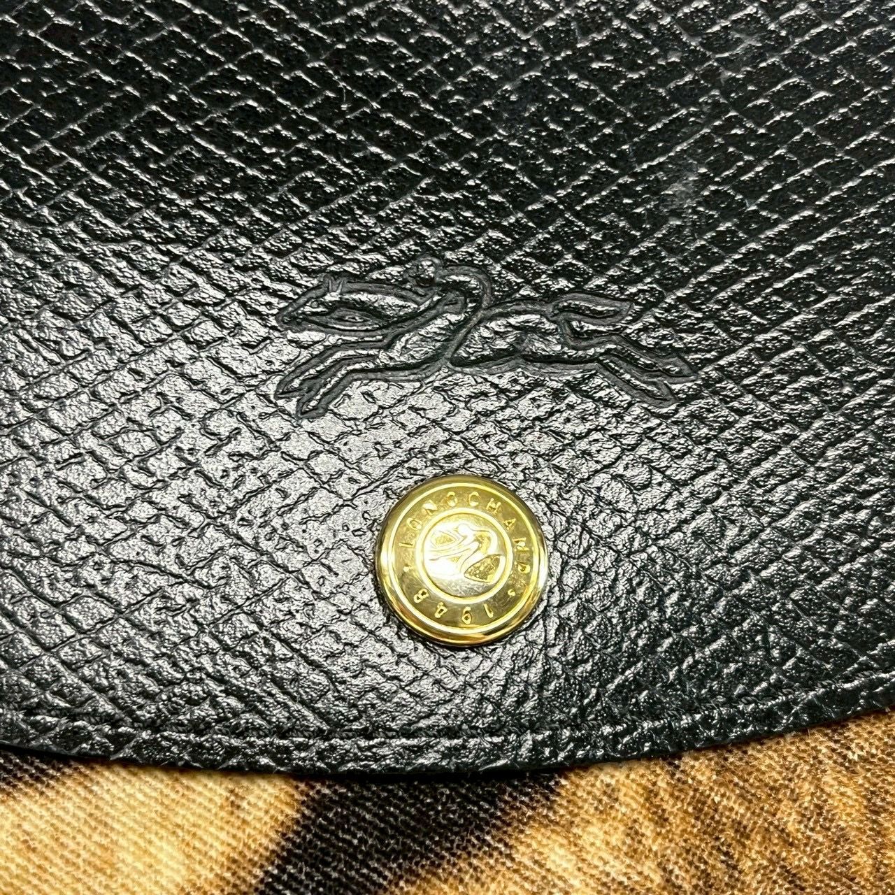 良品】ロンシャン LONGCHAMP トートバッグ レオパード柄 ナイロン