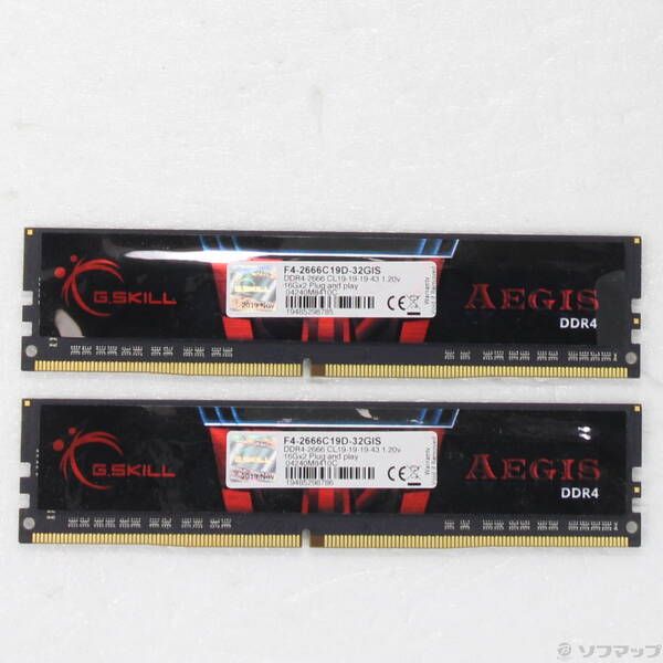 中古A】GSKILL DDR4 32GB(16GB×2) - メルカリ