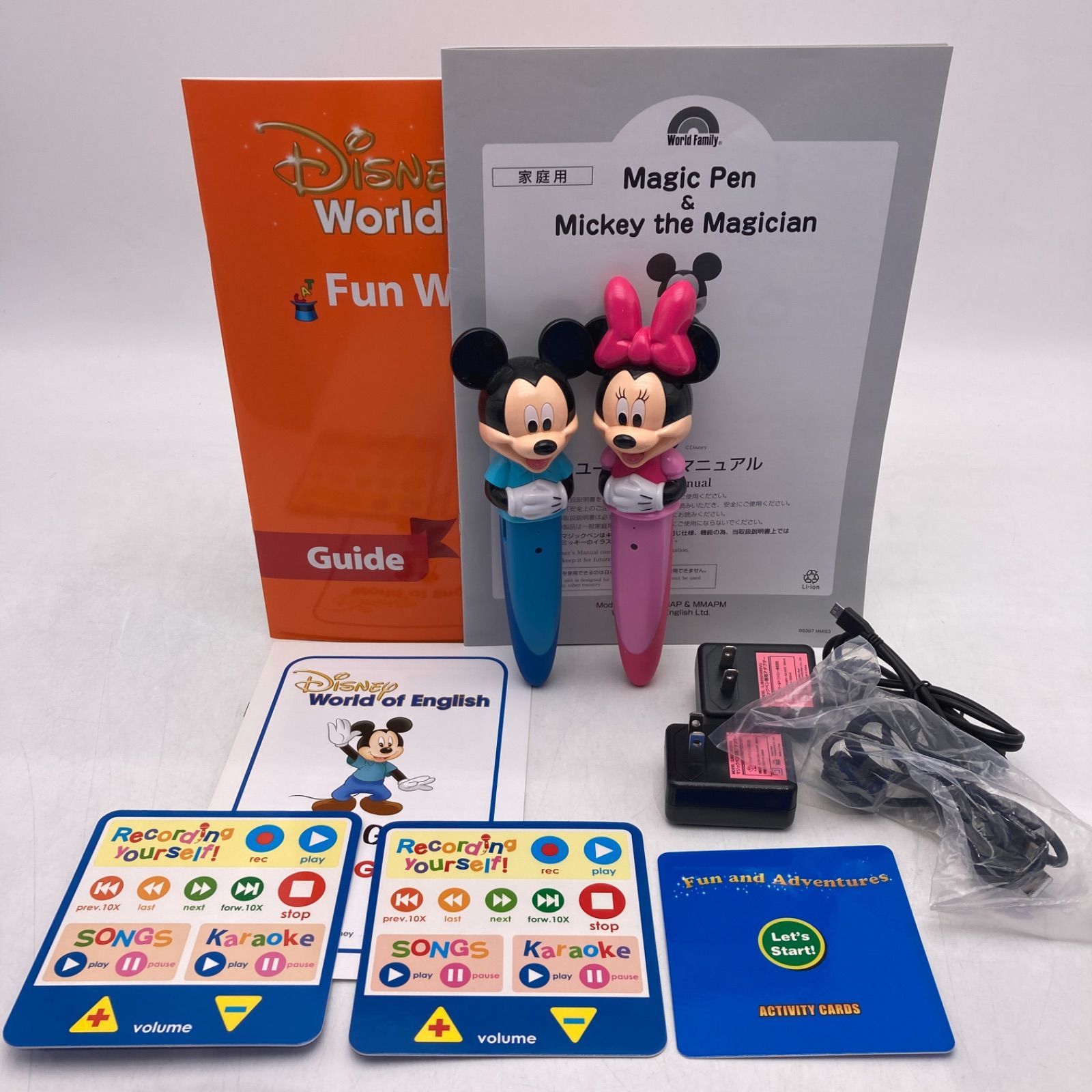 ミッキーマジックペンセット＆アドベンチャー　ディズニー英語システム　804523 ミッキーマジックペン＆アドベンチャーセット ディズニー英語システム