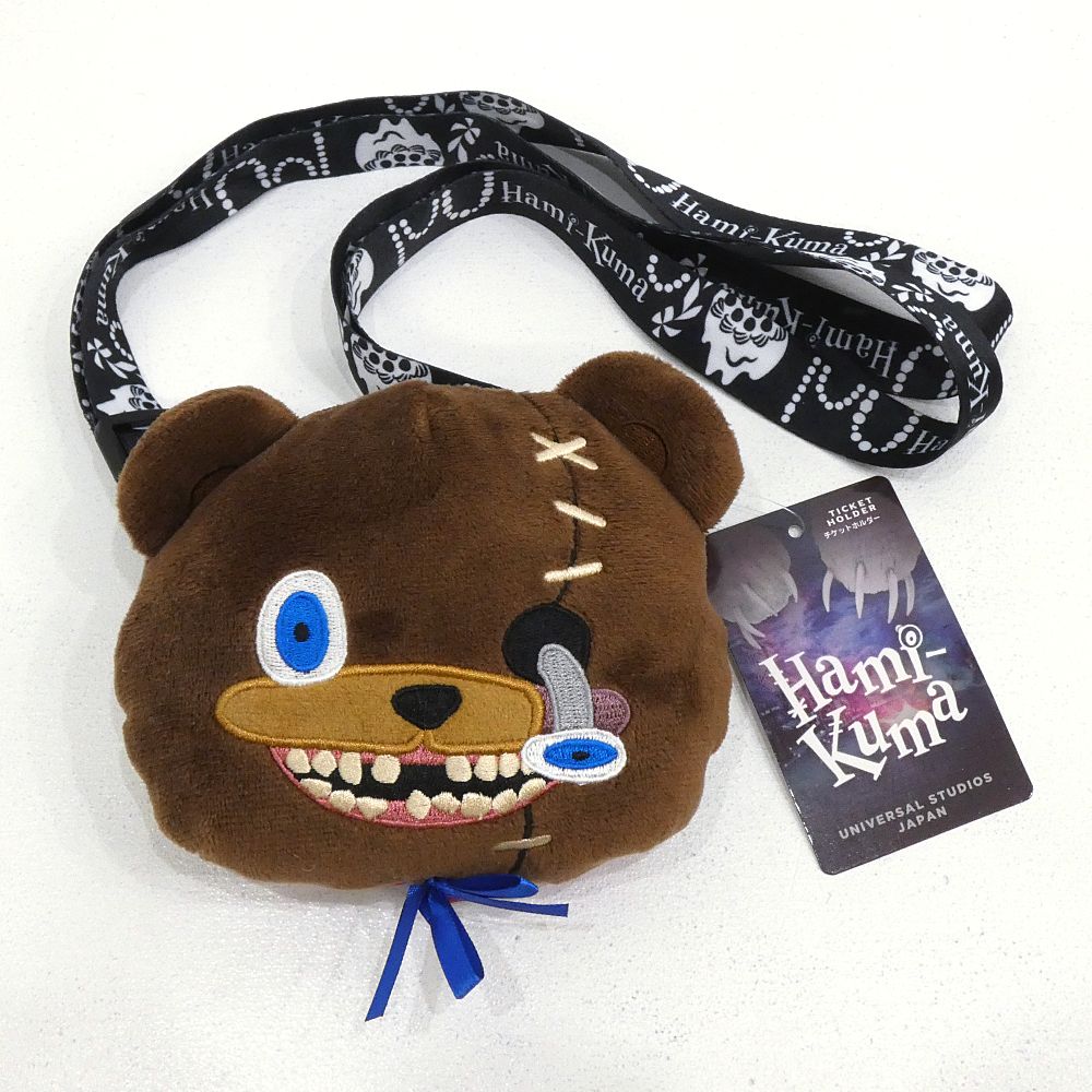 小牧店】タグ付き USJ ハミクマ チケットホルダー 【I722-5051