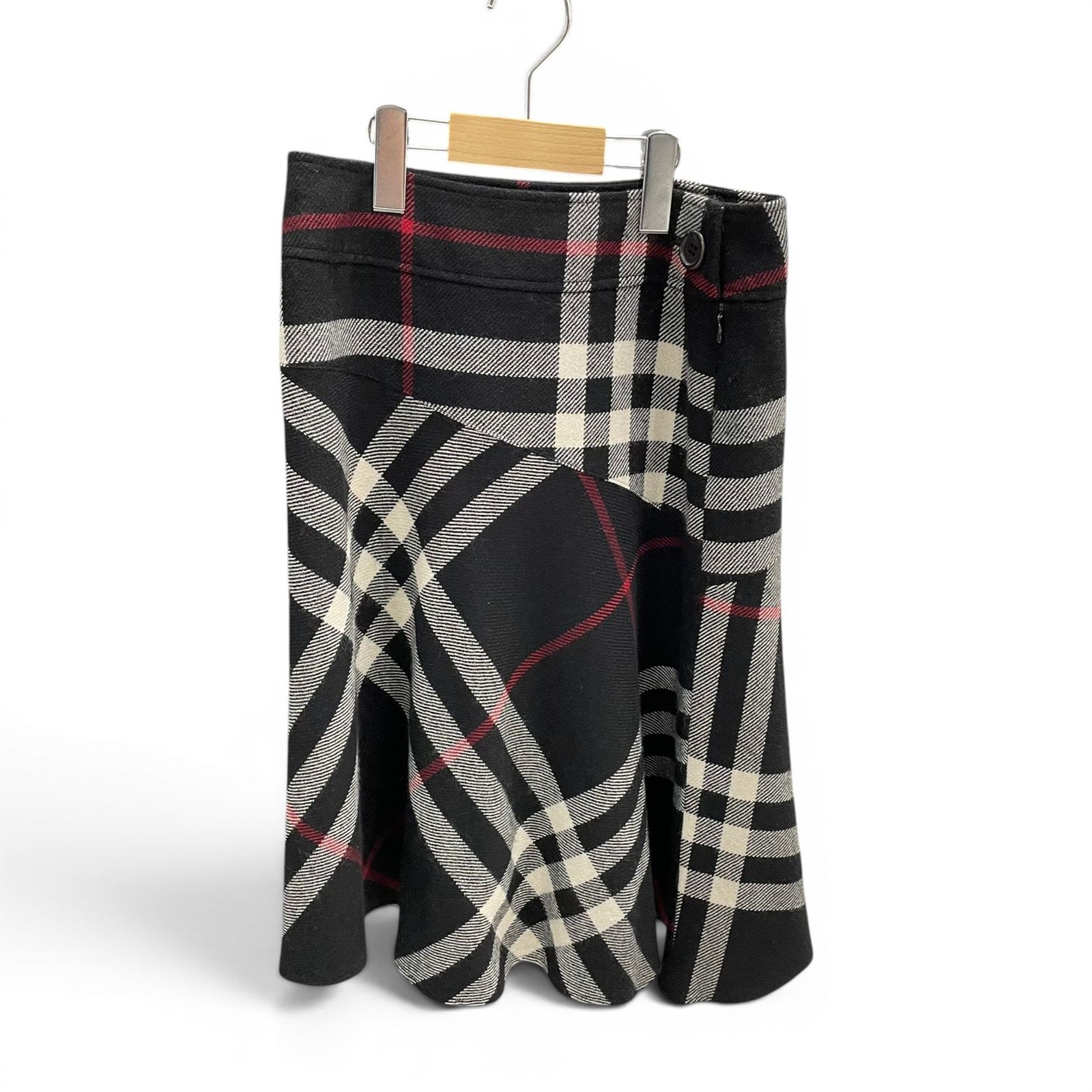 BURBERRY LONDON/バーバリーロンドン フレアスカート チェック BURBERRY LONDON バーバリーロンドン フレア スカート メガチェック 36