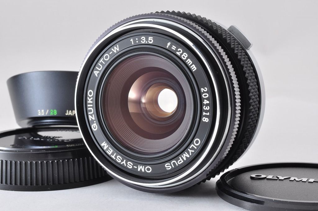 【使える!】オリンパス AUTO-W 28mm f/3.5 動作確認済み! レンズ沼あれこれ：OLYMPUS OM-SYSTEM G.ZUIKO AUTO-W 28mm F3.5｜ひっ