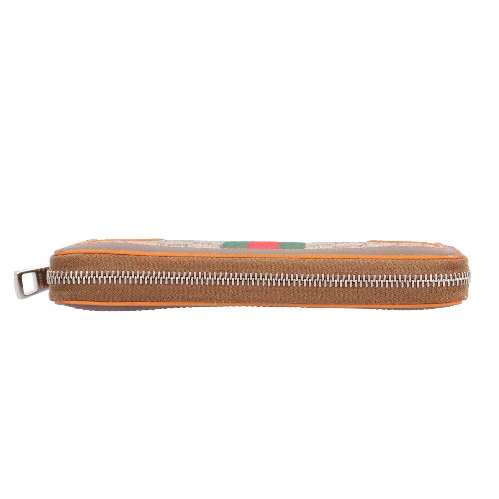 グッチ ジップアラウンドウォレット シェリーライン 長財布 GGスプリームキャンバス 388386 ユニセックス GUCCI  中古 グッチ ジップアラウンドウォレット シェリーライン 長財布 GG