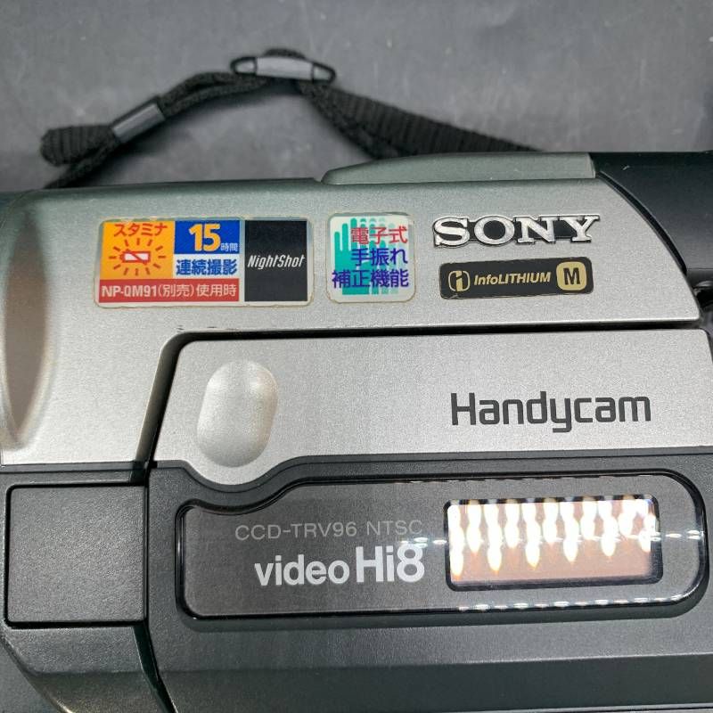 S464 SONY ソニー video Hi8 Handycam ハンディカム CCD-TRV86 8ミリ