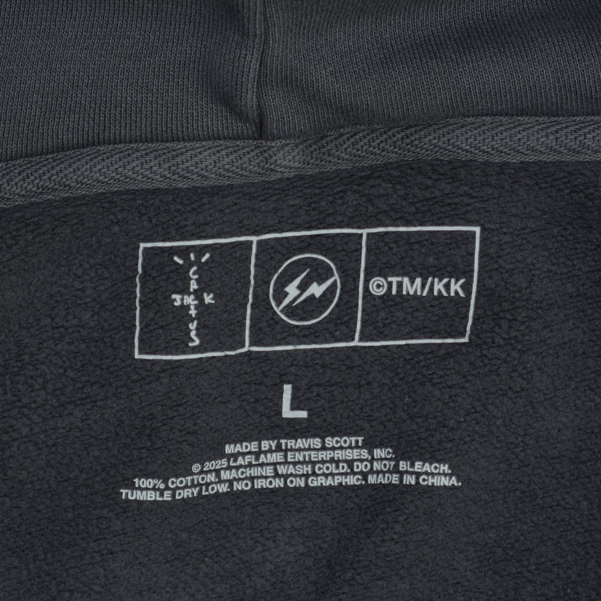 村上隆 LONG BEACHI DISCORD Hoodie グレー Ｌ CactusJack×fragmentdesign×TAKASHIMURAKAMI/村上隆】ISTS-FD-MK-ZH01