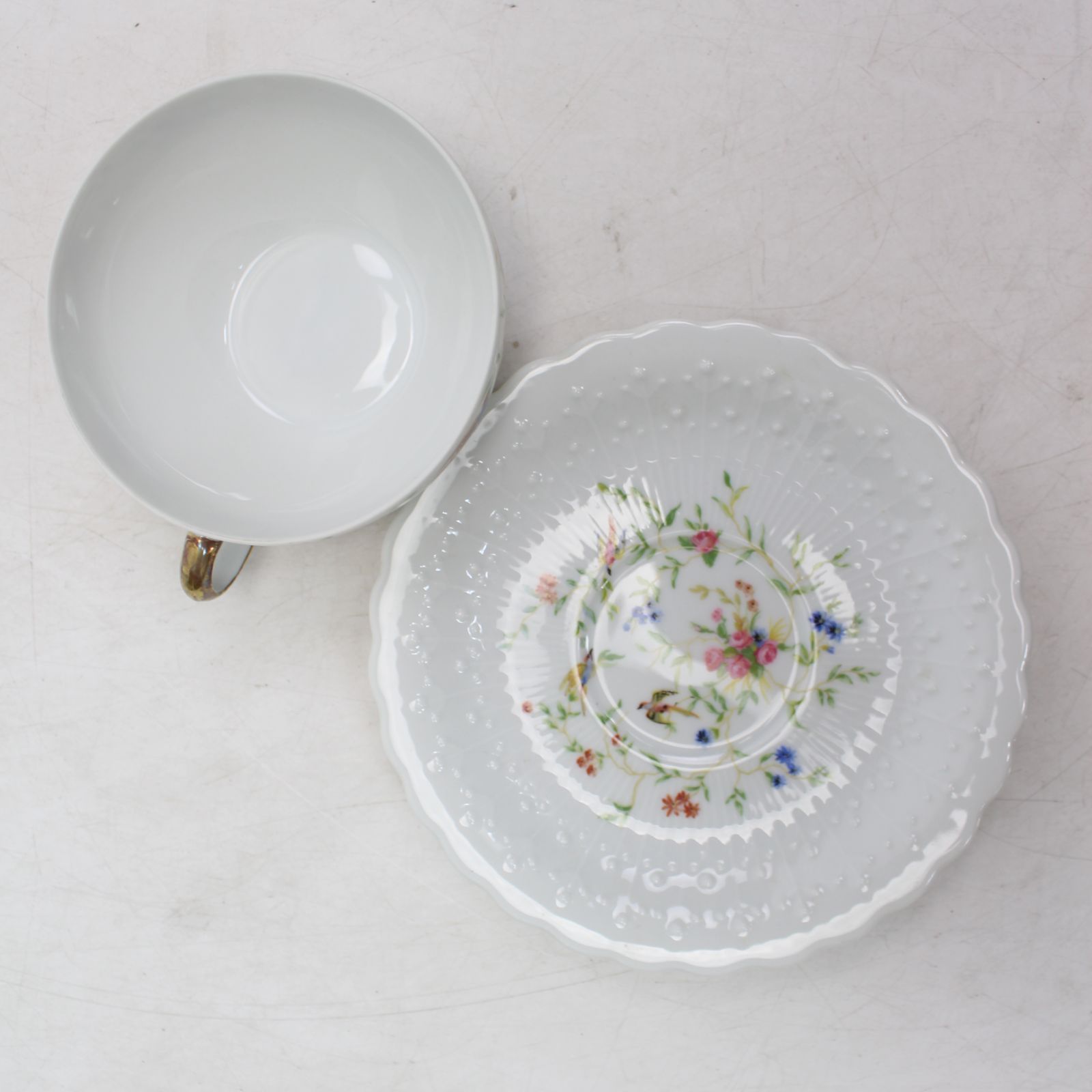 567)【6客分セット】リモージュ ジョルジュボワイエ 食器セット ティー