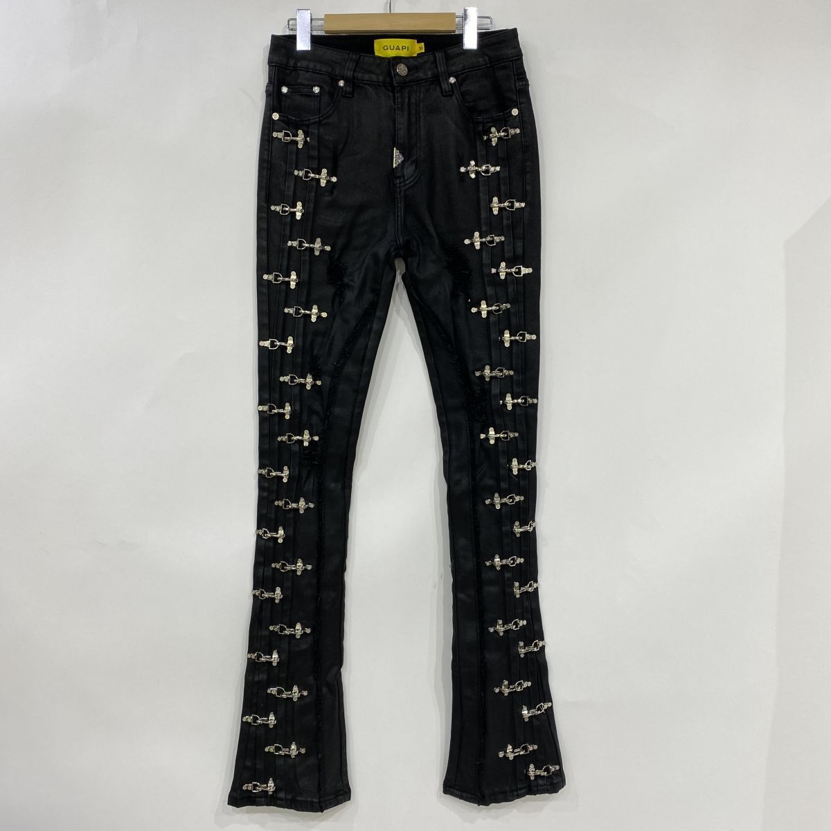 GUAPI グアピ AVIATION CLASP DENIM デニムパンツ サイズ:30 ※中古 
