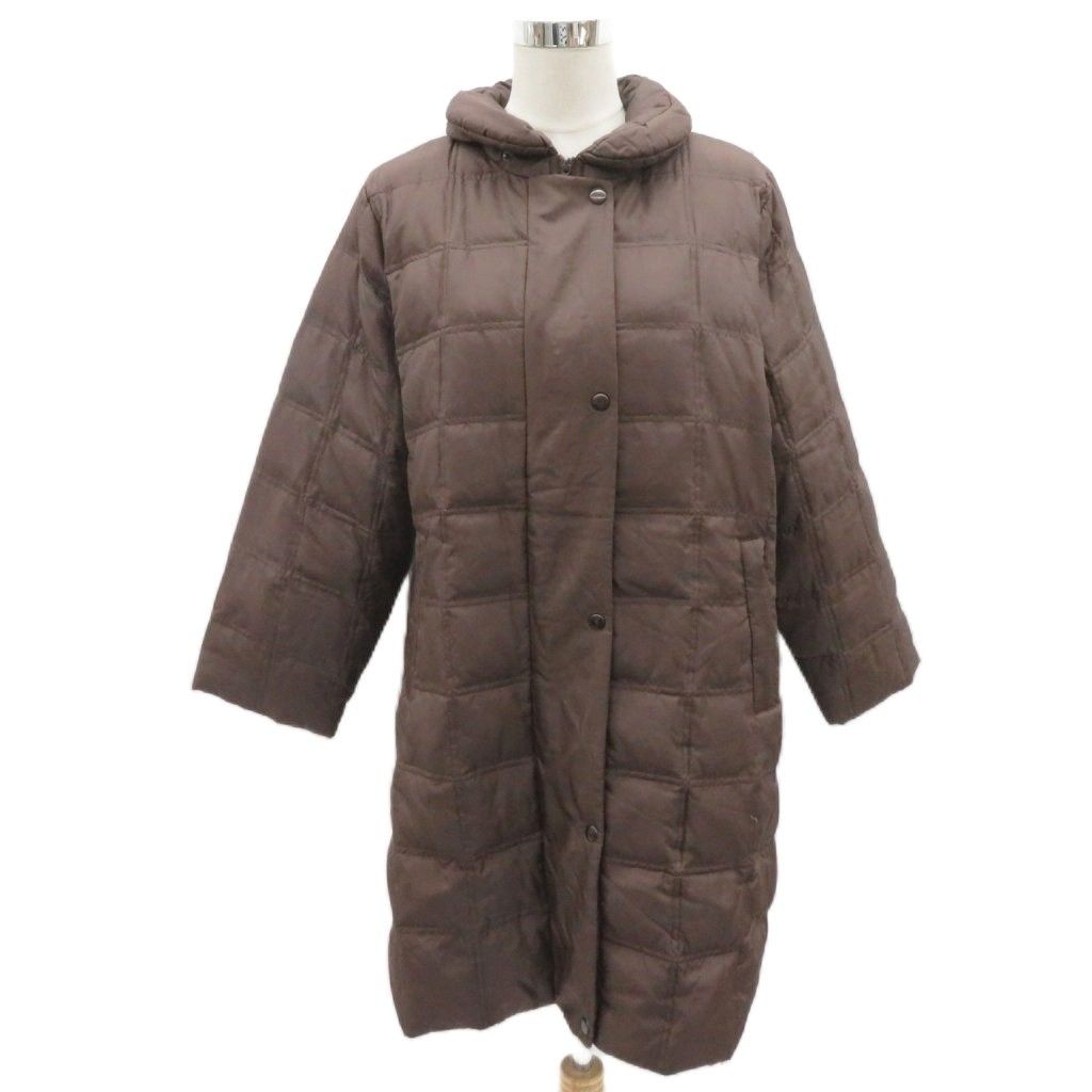 ジャケット・アウター RIPPTION ダウンコート 上着 ロング丈 L ダーク 