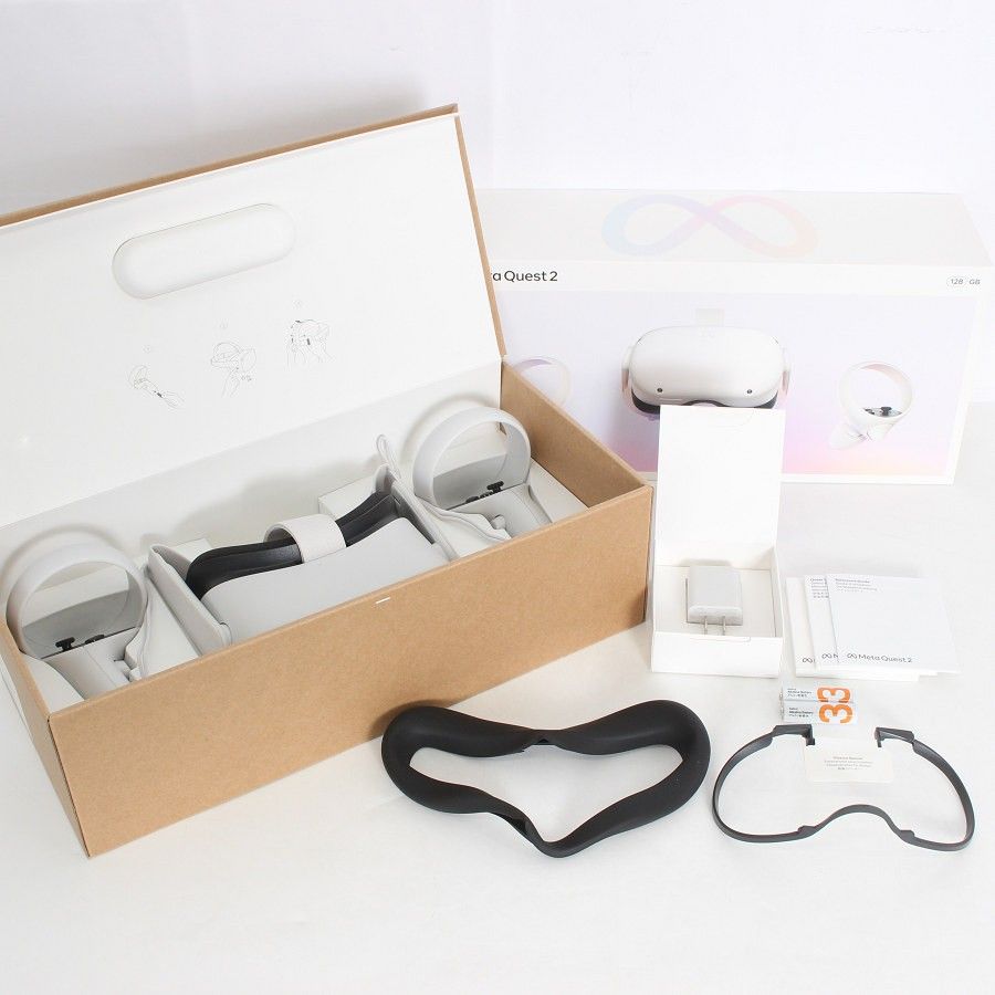  Quest 2/128GB/VRヘッドセット/ヘッドマウントディスプレイ ⑥ 美品】Meta Quest 2 128GB VR ヘッドマウントディスプレイ ヘッド