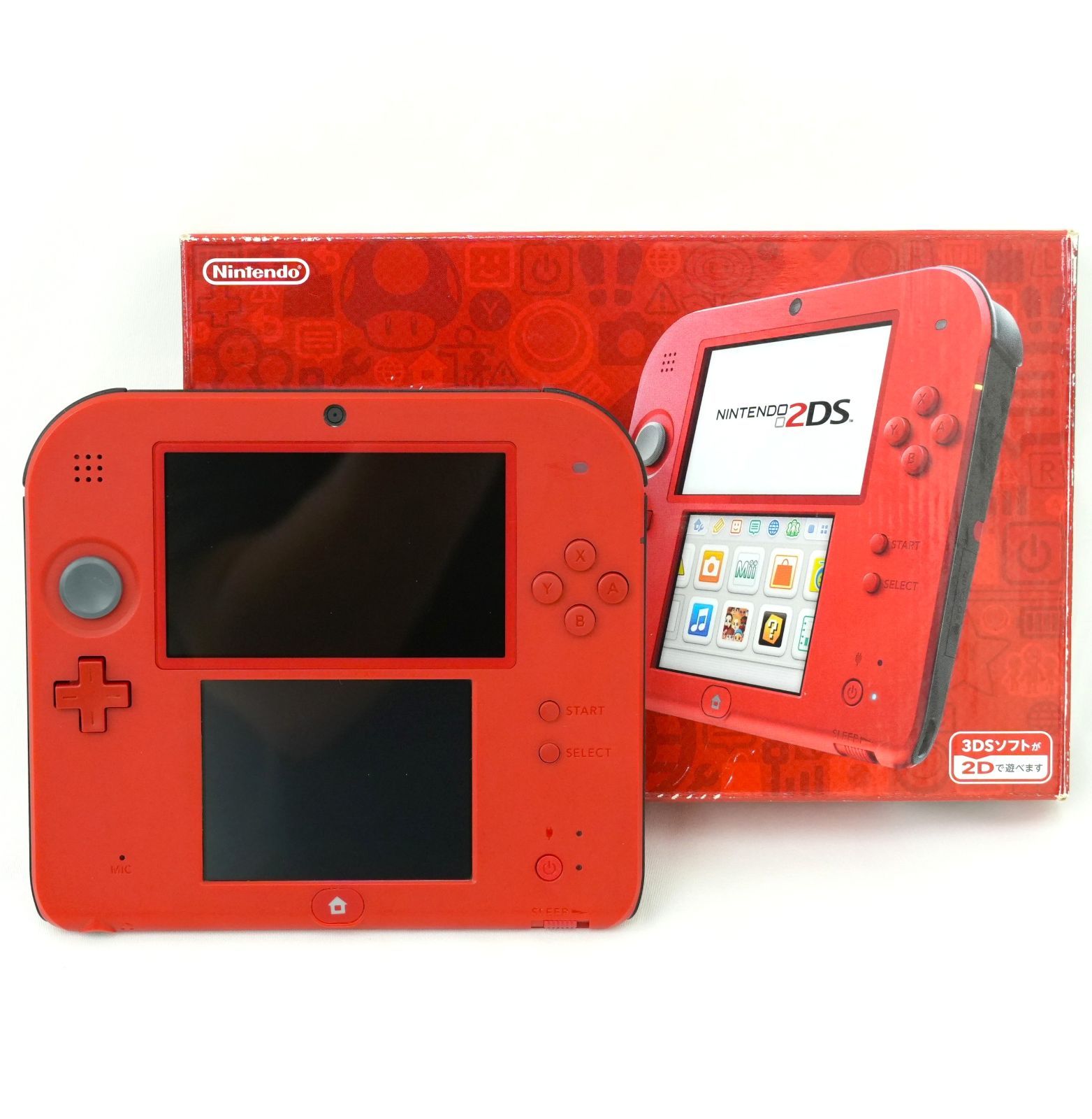 [KO]任天堂 2DS　レッド　NINTENDO　2DS　ＲＥＤ
