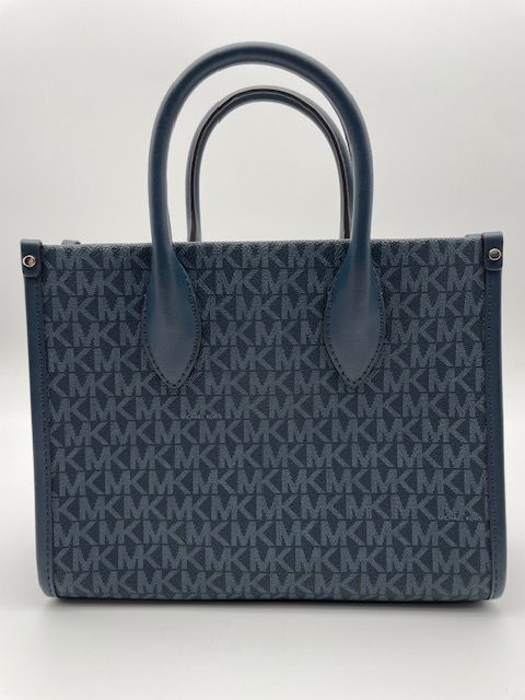 いっちゃんmama MICHAEL KORS ロゴトートバッグ ブルー グレー MICHAEL KORS - ぷちの