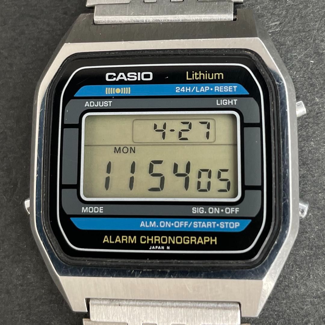 【444】CASIO A150（152）デジタル腕時計 CASIO A150（152） ALARM-CHRONOGRAPH アラーム・クロノグラフ カシオ