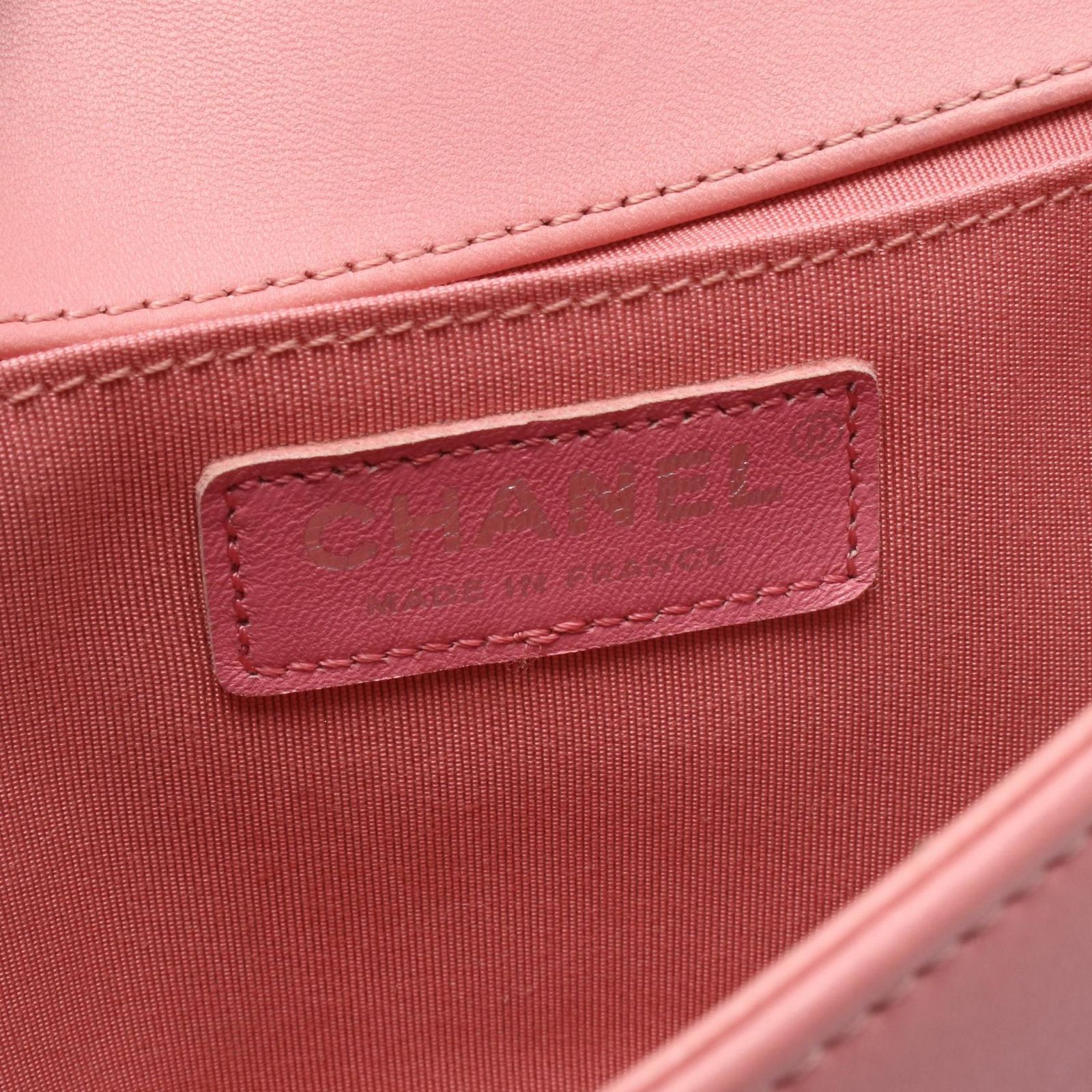 シャネル CHANEL ボーイシャネル ショルダーバッグ バッグ ラムスキン（羊革） レディース ピンク系 A67086 【中古】 シャネル CHANEL ショルダーバッグ ボーイシャネル A67086 ピンク