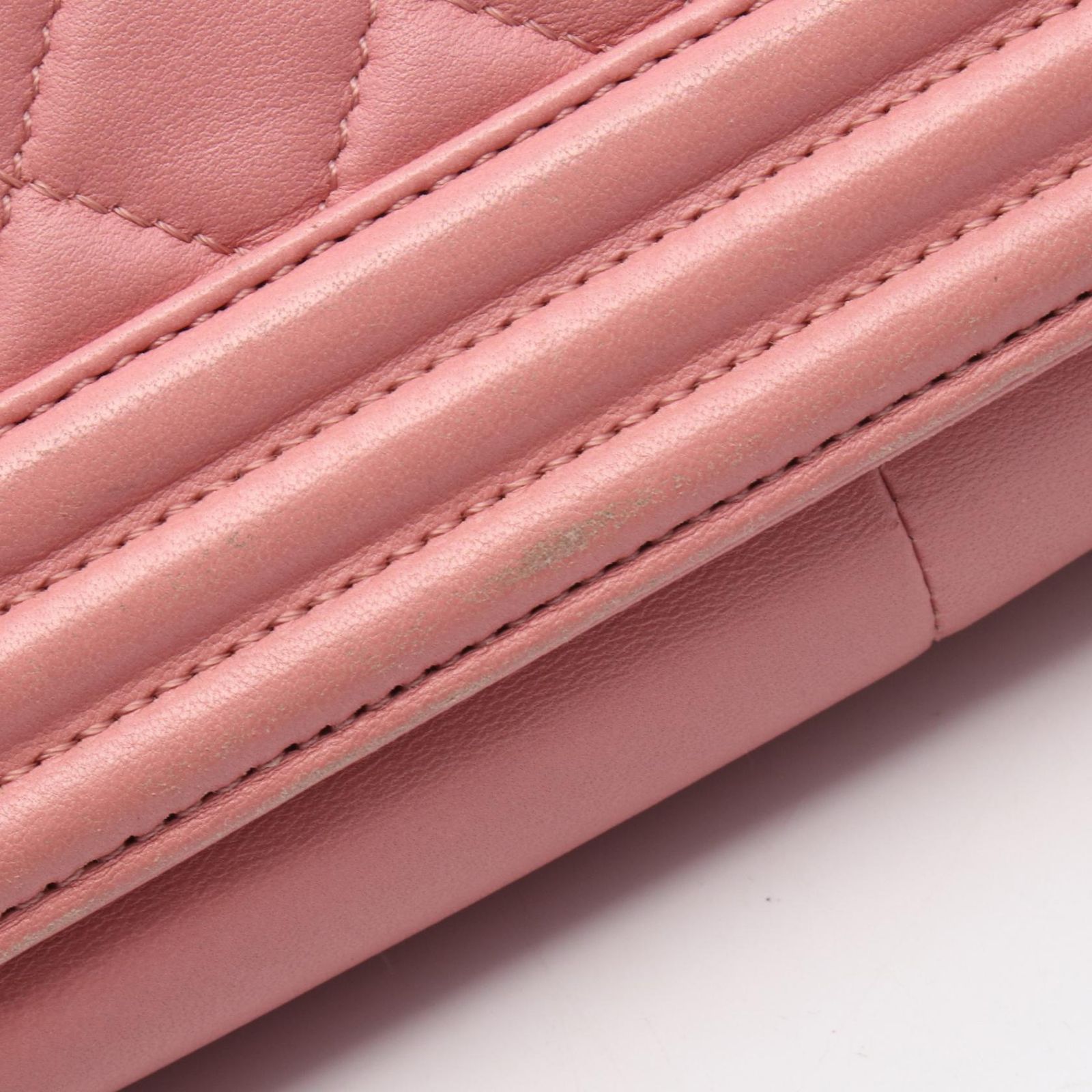 シャネル CHANEL ボーイシャネル ショルダーバッグ バッグ ラムスキン（羊革） レディース ピンク系 A67086 【中古】 シャネル CHANEL ショルダーバッグ ボーイシャネル A67086 ピンク