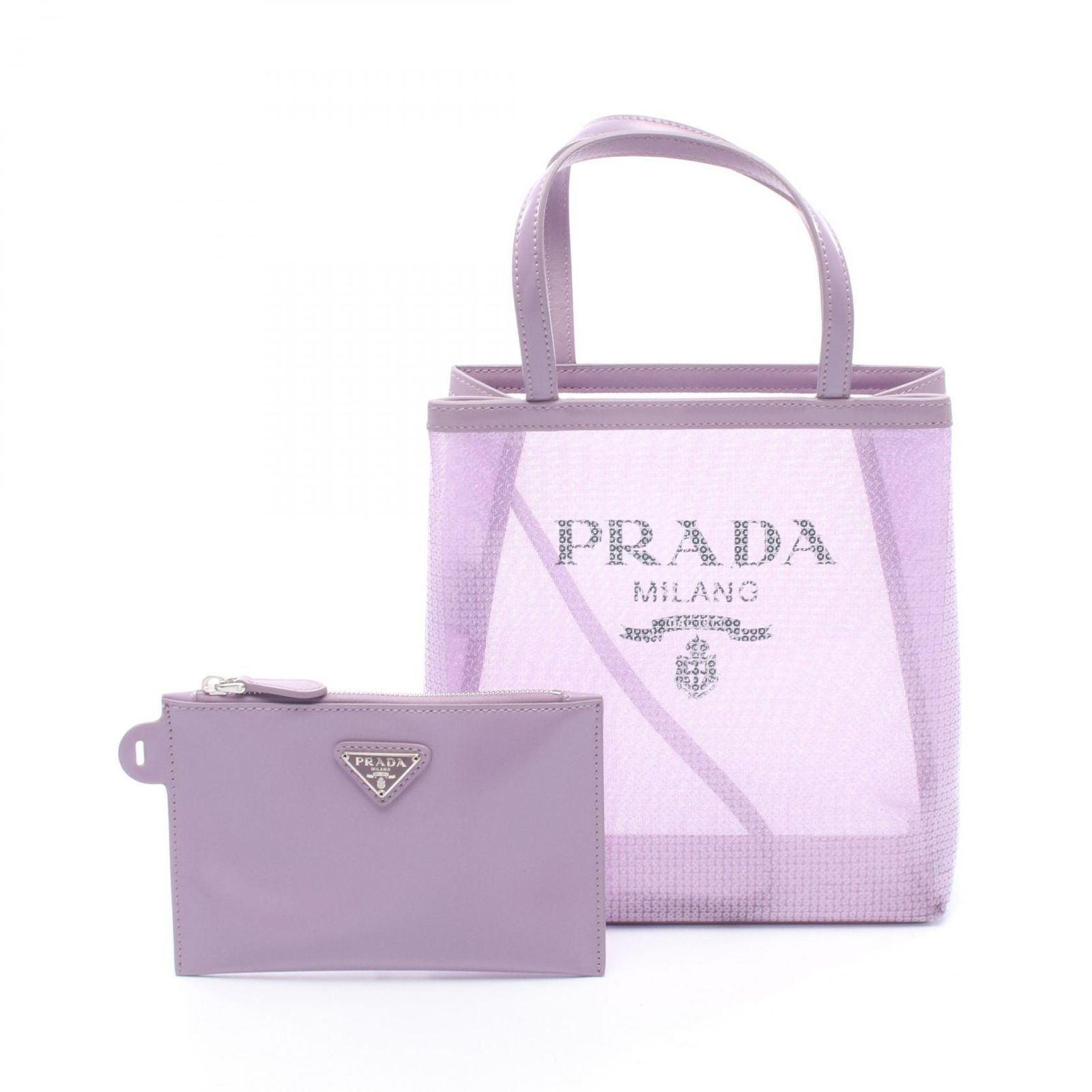 プラダ PRADA トートバッグ RETE PAILLETTES スパンコール 1BG417 