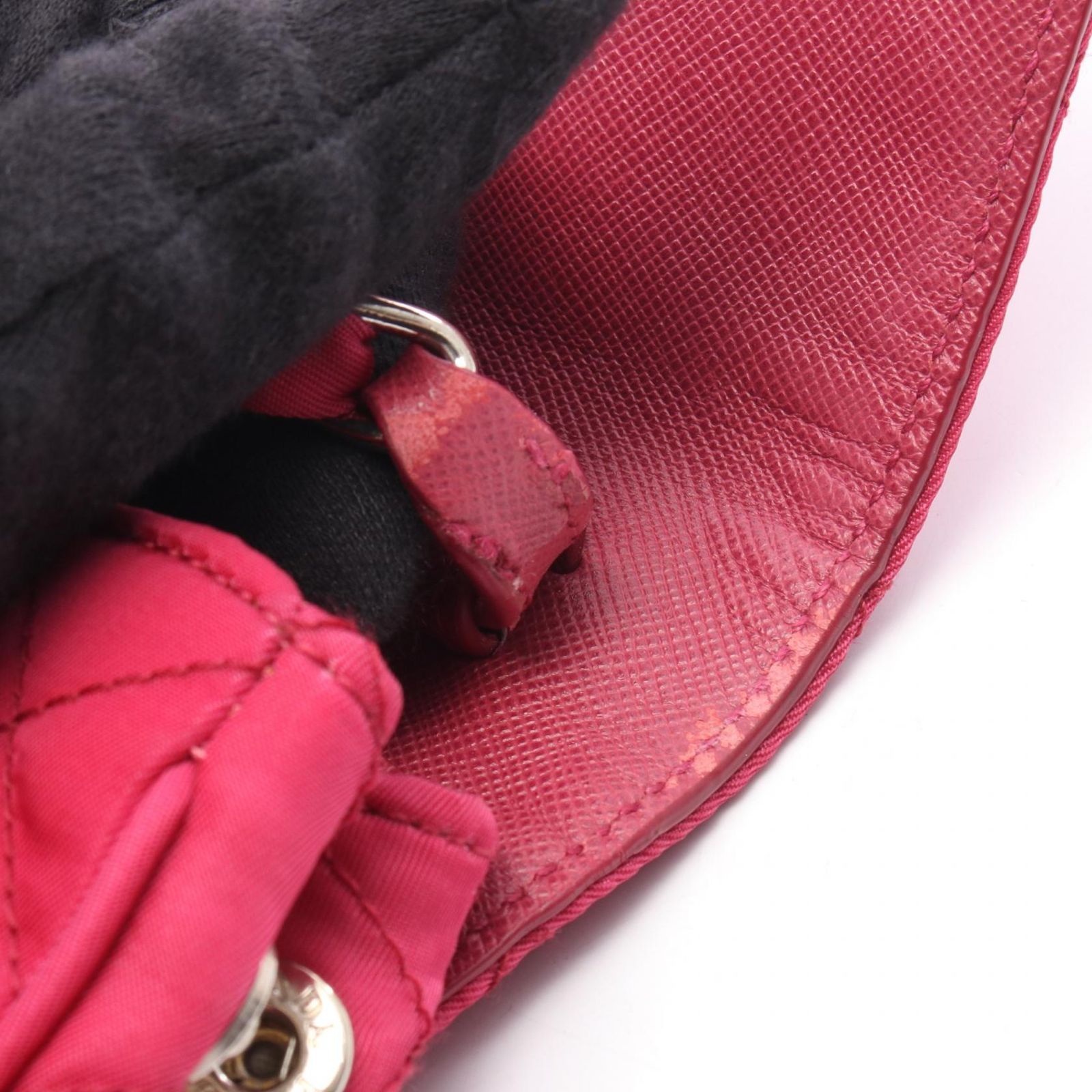 プラダ PRADA ショルダーバッグ TESSUTO IMPUNTU BP0584 マゼンダ 